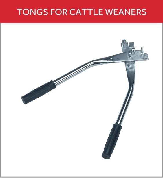 Tongs for cattle weaners